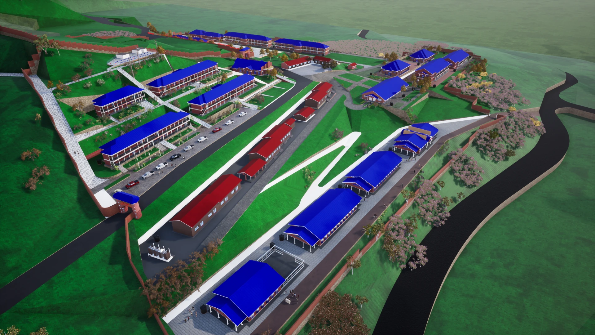 Conceptual drawing of the proposed Mizero Jesuit Nursery School